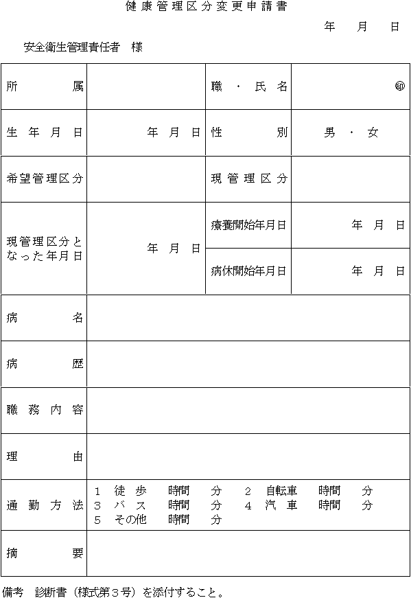 職員安全衛生管理規程